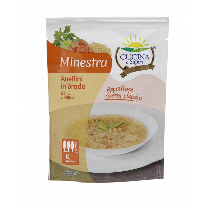 MINESTRA ANELLINI IN BRODO