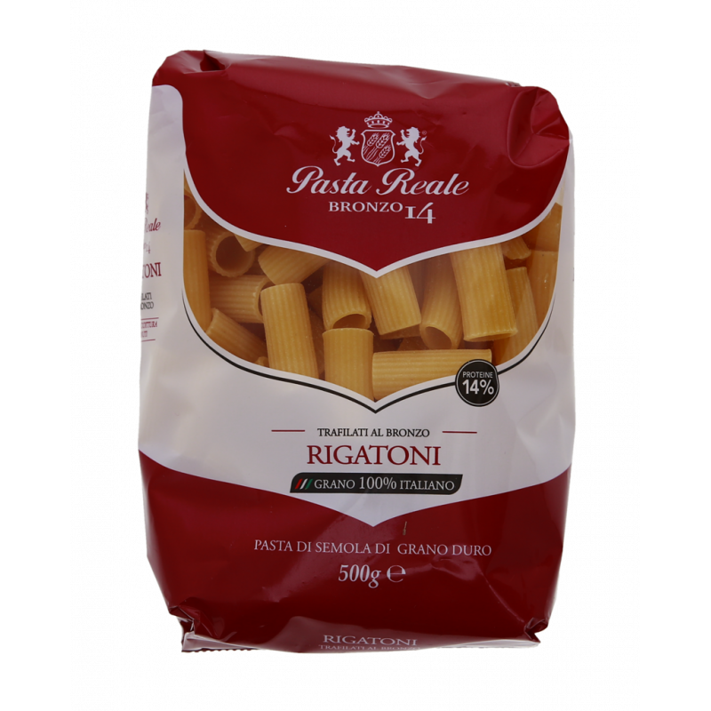 PASTA SECCA RIGATONI BRONZO 14 500G