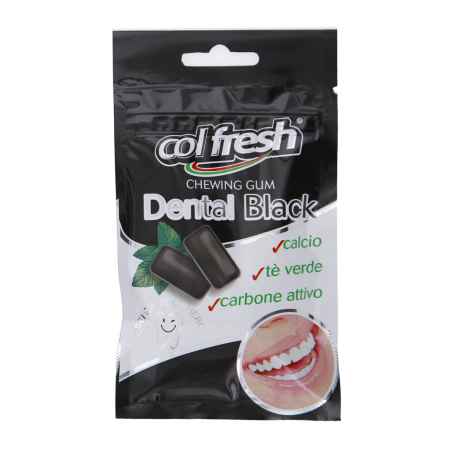 CHEWINGUM SENZA ZUCCHERO CON CARBONE VEGETALE 28G