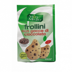 FROLLINI CON GOCCE DI CIOCCOLATO SENZA GLUTINE 250G