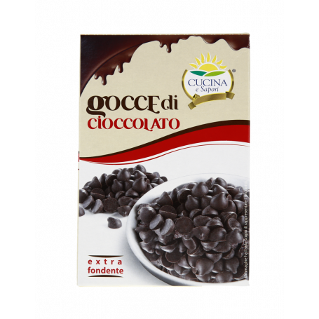GOCCE DI CIOCCOLATO EXTRA FONDENTE 200G