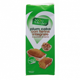 PLUM CAKE INTEGRALE CON ZUCCHERO DI CANNA 198G