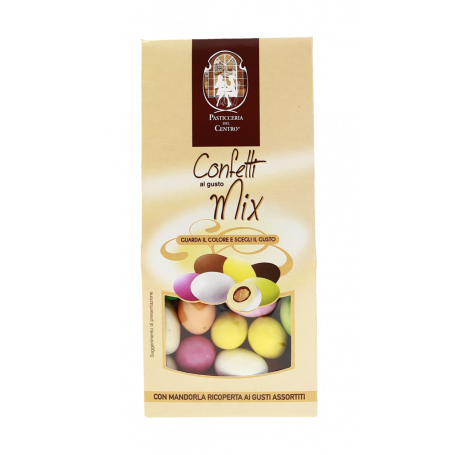 CONFETTI CON MANDORLA RICOPERTA DI CIOCCOLATO GUSTI ASSORTITI 175G