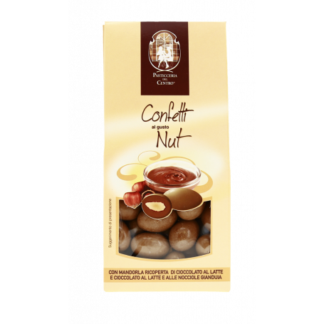 CONFETTI MANDORLA RICOPERTA DI CIOCC. AL LATTE E NOCC.GIANDUGLIA 175G