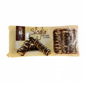 SFOGLIATINE CON CREMA AL CACAO 100% ITALIANE 200G
