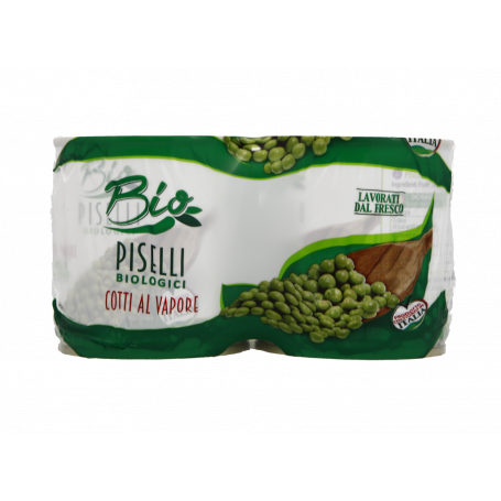 PISELLI COTTI AL VAPORE 2X140G