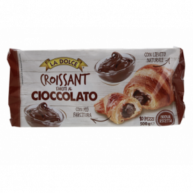 CROISSANT CIOCCOLATO CON LIEVITO NATURALE 10PZ 500G