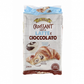 CROISSANT LATTE E CIOCCOLATO CON LIEVITO NATURALE 10PZ 500G
