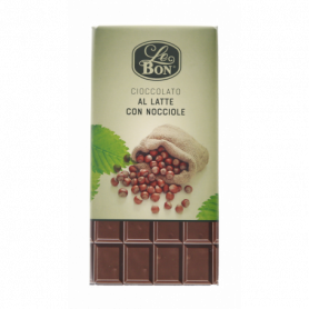 CIOCCOLATO AL LATTE CON NOCCIOLE 100G