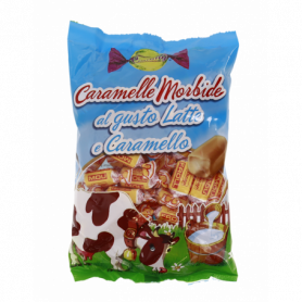 CARAMELLE MORBIDE TOFEE AL GUSTO LATTE E CARAMELLO 500G