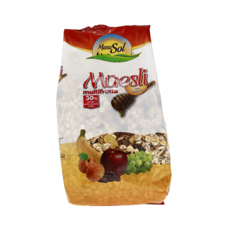 MUESLI MULTIFRUTTA CON MIELE 750G