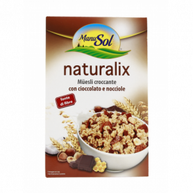 MUESLI CROCCANTE CON CIOCCOLATO E NOCCIOLE 350G