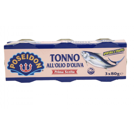 TONNO ALL'OLIO D'OLIVA 3X80G