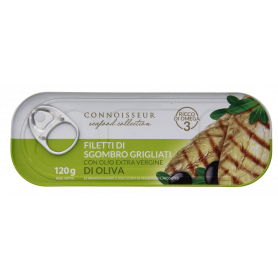FILETTI SGOMBRO GRIGLIATO OLIO EXTRA VERGINE 120G