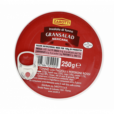 INSALATA DI TONNO MESSICANA CON FAGIOLI 250G