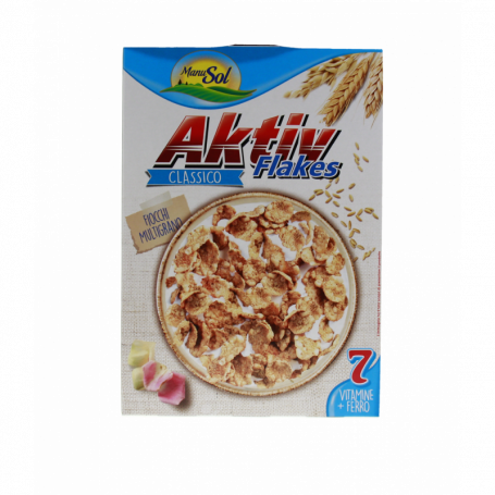 FIOCCHI CROCCANTI DI RISO E FRUMENTO INTEFGRALE 375G