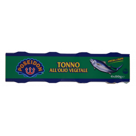 TONNO ALL'OLIO VEGETALE 4X80G