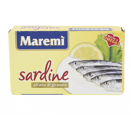 SARDINE IN OLIO DI GIRASOLE 125G