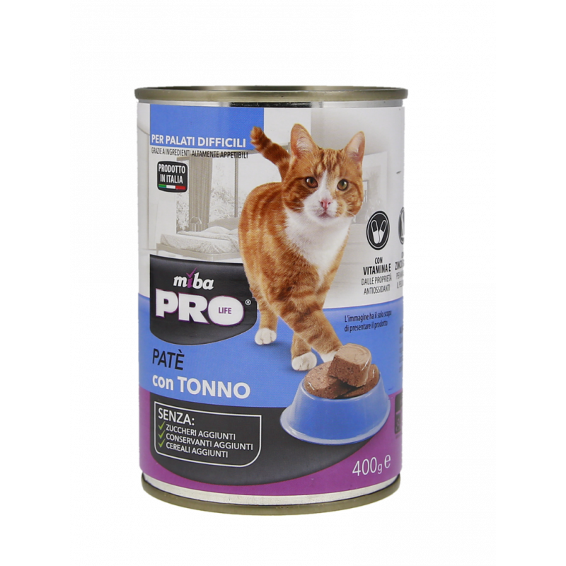 PATE' GATTO AL TONNO 400G