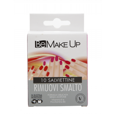 SALVIETTINE RIMUOVI SMALTO 10PZ