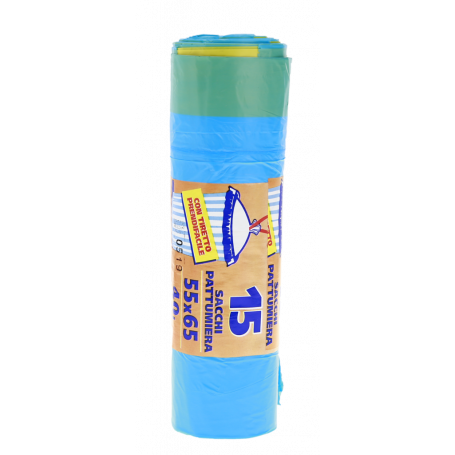 SACCHI PATTUME 55X65 15PZ