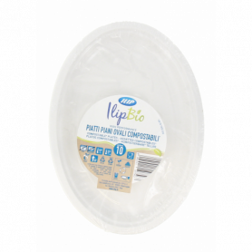 10 PIATTI PIANI OVALI