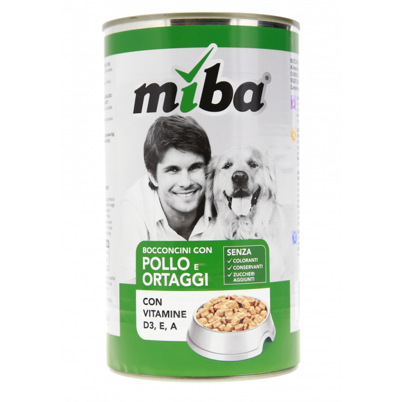 BOCCONCINI CANE CON POLLO/ORTAGGI PER CANI 1,25KG