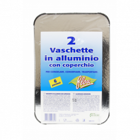 VASCHETTE CON COPERCHIO 2PZ