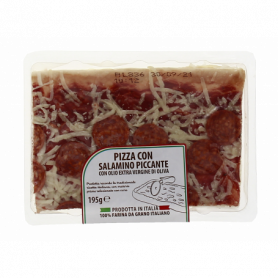 PIZZA SALAME/PROSCIUTTO/FUNGHI 195G