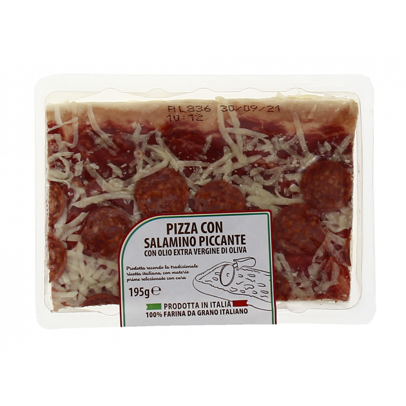 PIZZA SALAME/PROSCIUTTO/FUNGHI 195G