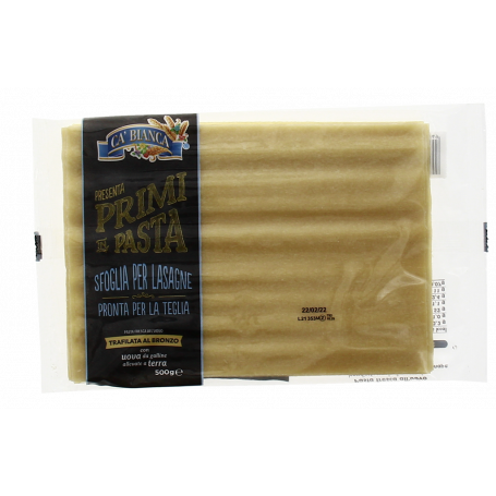 PASTA SFOGLIA PER LASAGNA 500G