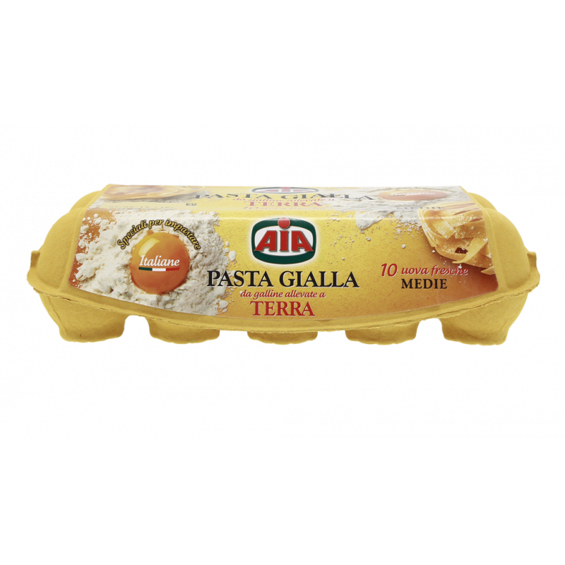 UOVA MEDIE PASTA GIALLA ALLEVATE A TERRA 100% IT