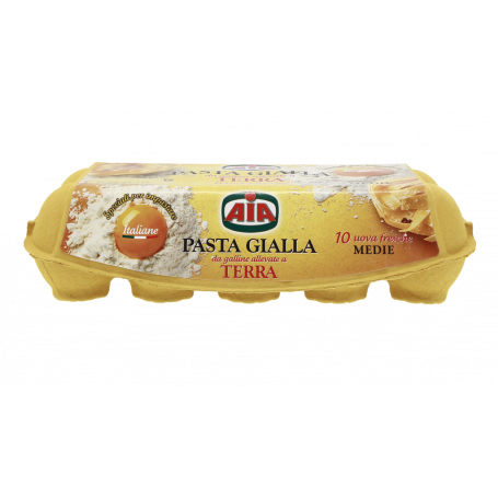 UOVA MEDIE PASTA GIALLA ALLEVATE A TERRA 100% IT
