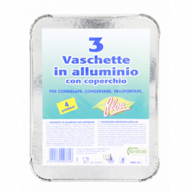 VASCHETTE CON COPERCHIO 3PZ