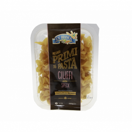 PASTA CIUFFI ALLO SPECK TRAFILA AL BRONZO 250G