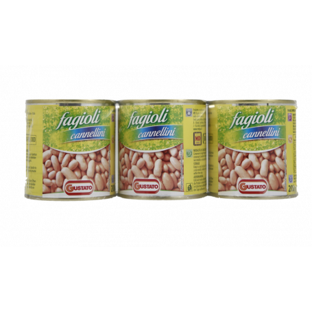 FAGIOLI CANNELLINI IN LATTINA 3X125G