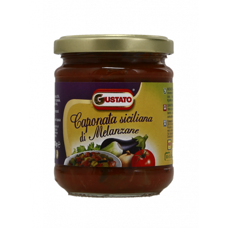 CAPONATA DI MELANZANE PER PASTA SENZA GLUTINE 200G