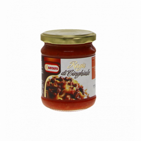 RAGU' AL CINGHIALE A BASE DI POMODORO 190G