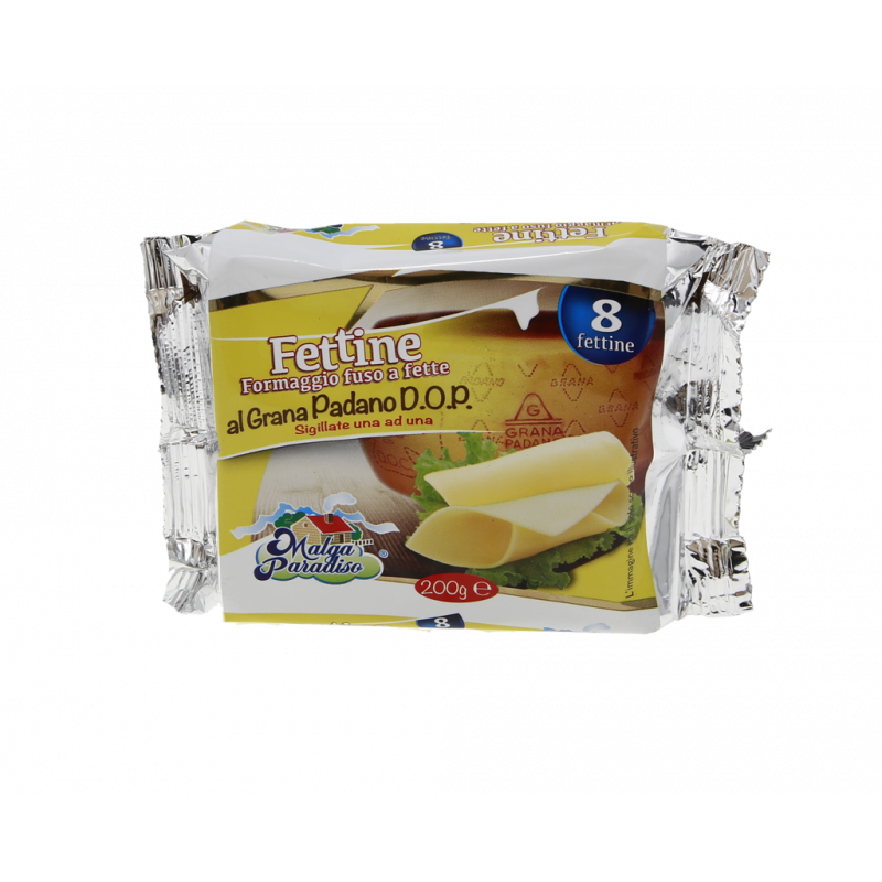 FORMAGGIO FUSO A FETTE GUSTO GRANA 200G