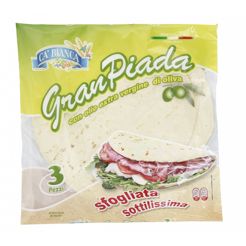 PIADINE OLIO EXTRAVERGINE DI OLIVA 3X330G