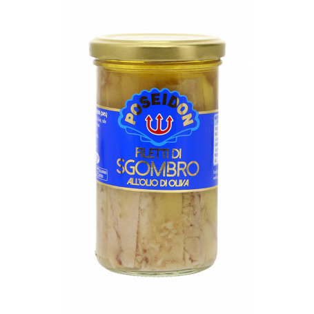 FILETTI DI SGOMBRO CON OLIO OLIVA 250G