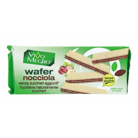 WAFER ALLA NOCCIOLA SENZA GLUTINE 175G