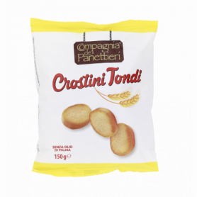 CROSTINI TONDI SENZA OLIO DI PALMA 150G