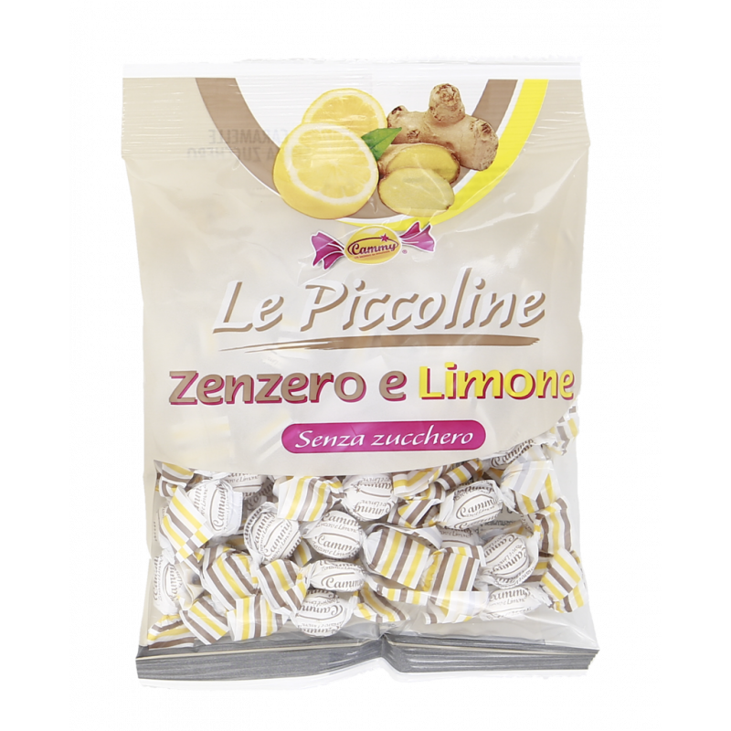 CARAMELLE ZENZERO E LIMONE SENZA ZUCCHERO 50G