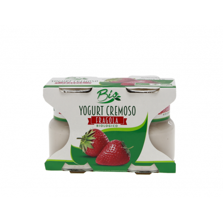 YOGURT BIO CREMOSO ALLA FRAGOLA 2X125G