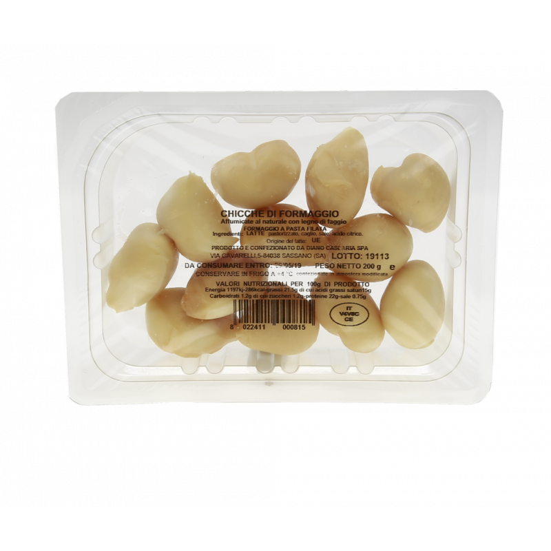 CHICCHE DI FORMAGGIO AFFUMICATE 200G
