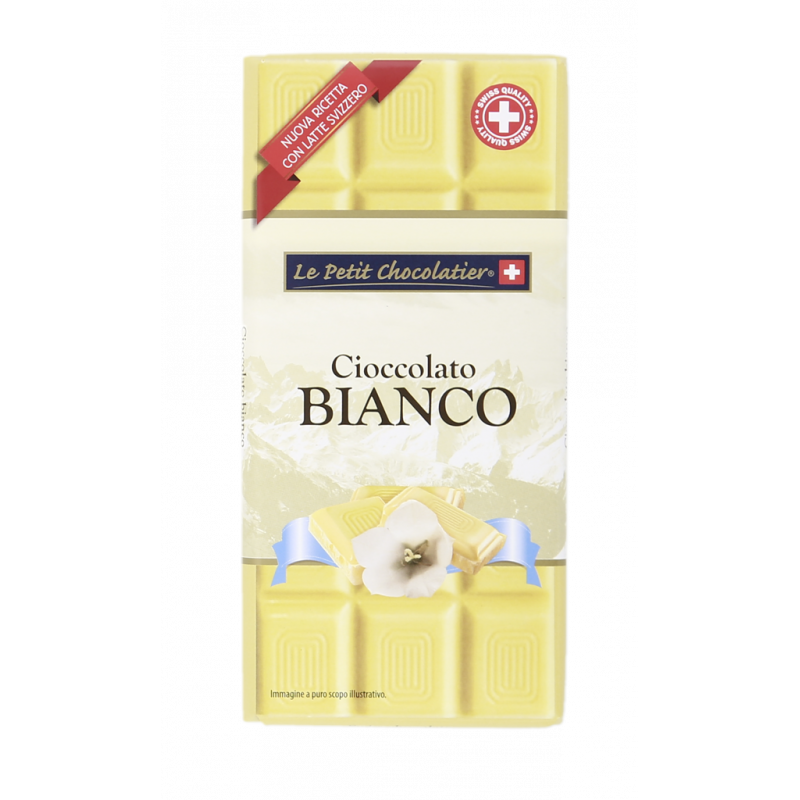 CIOCCOLATO BIANCO CON LATTE SVIZZERO 100G