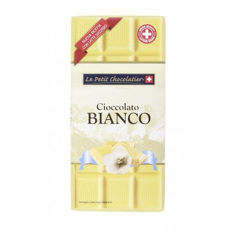 CIOCCOLATO BIANCO CON LATTE SVIZZERO 100G