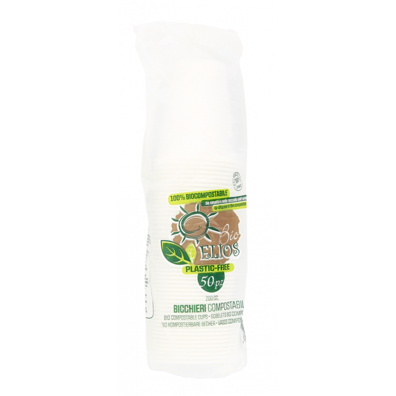 50 BICCHIERI COMPOSTABILI