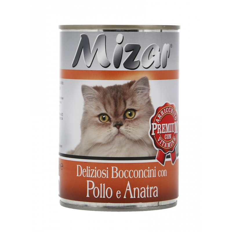 BOCCONCINI GATTO CON POLLO E ANATRA 405G